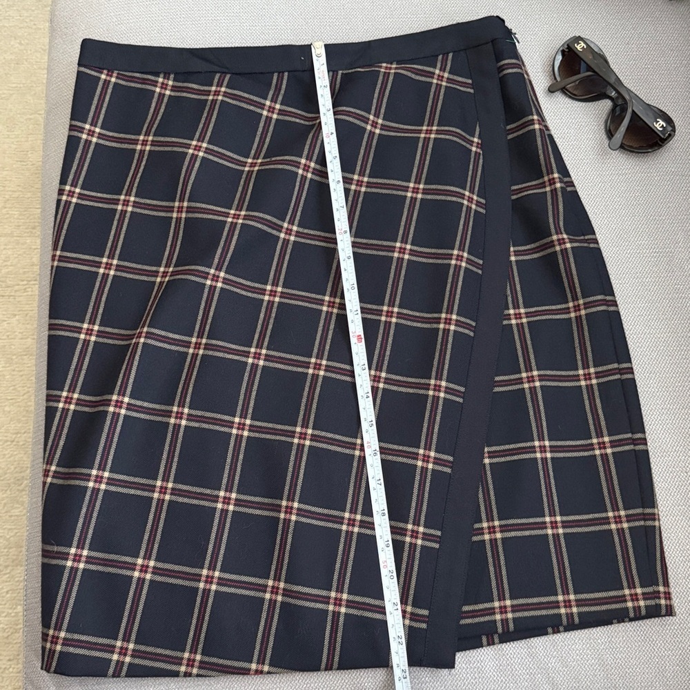Brooks Brothers Wool Plaid Pencil Skirt Size 12 NWT - Picture 8 of 13